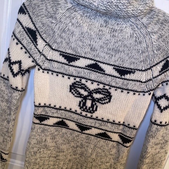 ARITZIA TNA Cowichan Lambswool Knit Cardigan Sweater with Zipper - Picture 4 of 5